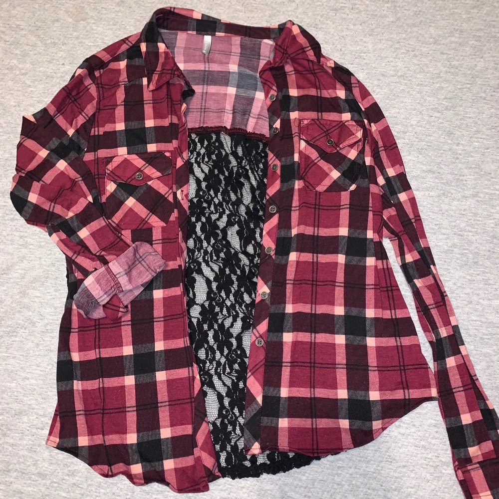 Vanity flannel size small